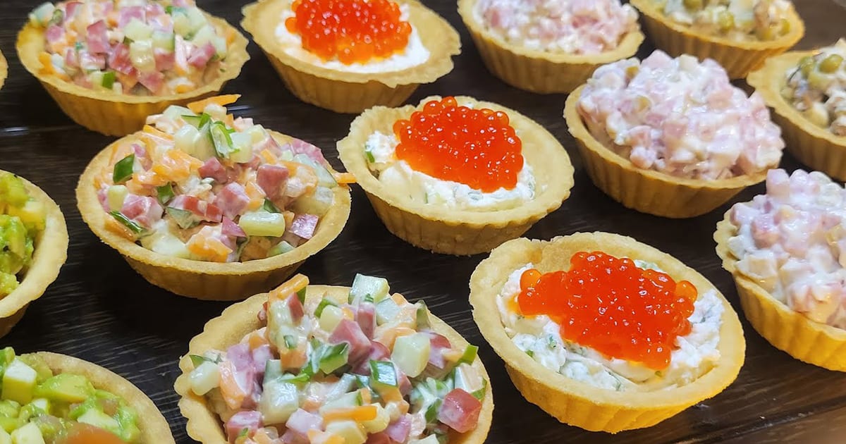 Новогодние тарталетки: 5 быстрых идей для идеального застолья Новогодние тарталетки: 5 быстрых идей для идеального застолья